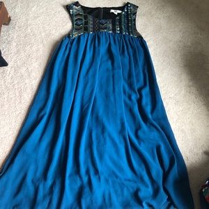 Blue dress